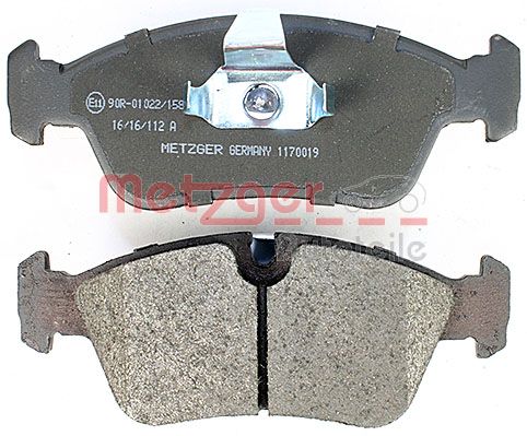 METZGER 1170019 Bremsbelagsatz, Scheibenbremse